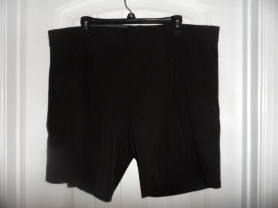 Great Iron Eagle men's size 40 black flat front chino style shorts NWT Foto 1 de 4