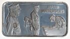 II wojna światowa .925 Sztabka srebrna artystyczna "Japan Surrenders" - Lincoln Mint