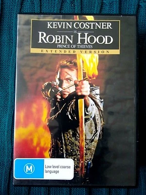 ROBIN HOOD -  PRINCE OF THIEVES – DVD- R-4- LIKE NEW-FREE POST IN AUSTRALIA - Image 1 of 2