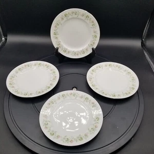 4 Johann Haviland "Forever Spring" 6-1/8" Bread & Butter Plates, Bavaria Germany - Picture 1 of 5