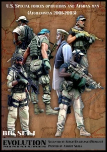 Evolution BIG-1 1/35 US Special Forces Operators and Afghan Man - Picture 1 of 2