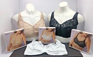 M&S Wild Blooms Total Support Non Wired Bra Var Szs Opaline Black or White BNWT - Picture 1 of 21