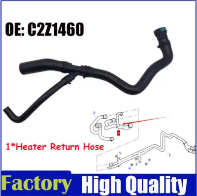 Tubo de agua de manguera de retorno de calefacción de alta calidad para Jaguar XF 2009-2015 C2Z1460 Foto 1 de 4