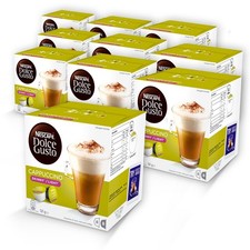 BULK NESCAFE Dolce Gusto Skinny Cappuccino 10 boxes 80 Coffee Pods Capsules