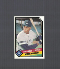 Bernie Williams Columbus Clippers 1989 CMC Minor League Card #21 B