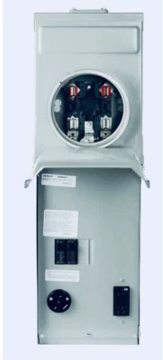 RV Power Outlet GE1LM502SS 70 Amp 120/240-Volt Ring Type Metered - Image 1 of 3