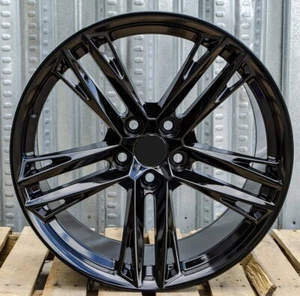 One Wheel ZL1 Camaro 20x10 ET23 5X120 CB66.9 GLOSS BLACK - Picture 1 of 3