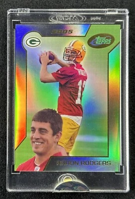 2005 eTopps /1200 #57 AARON RODGERS Uncirculated - Green Bay Packers - RY - Image 1 of 2