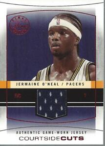 2003-04 Flair Final Edition Courtside Cuts Jersey 175 #JON Jermaine O'Neal/175 
