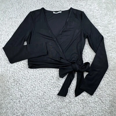 Top corto Alice + Oliva Nya negro pequeño para mujer Foto 1 de 4