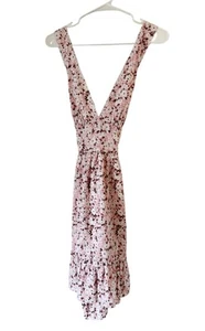 Vestido floral para mujer Shein Fit & Flare abierto con tiras, talla pequeña - Imagen 1 de 8