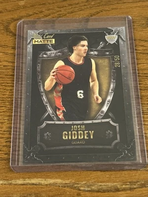 Josh Giddey /50 2022 Wild Card Matte Weekend Warrior Rookie - Image 1 of 2