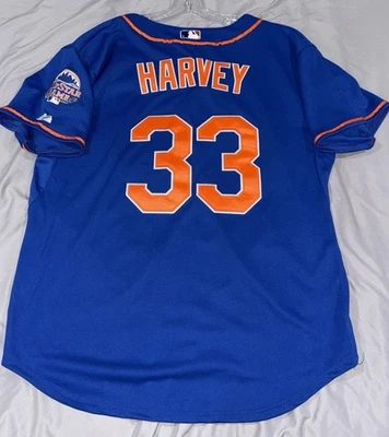 Винтажная футболка NEW YORK METS РАЗМЕР 50 MATT HARVEY подлинная классная основа 2013 ALL STAR - Изображение 1 из 4