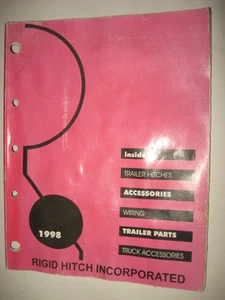 1998 RIGID HITCH Trailer Hitches, Truck Accessories Catalog , 115 pages - Picture 1 of 5