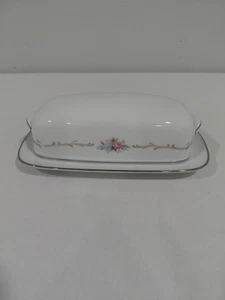 Plato de mantequilla de porcelana floral vintage Noritake Winthrop - Imagen 1 de 5