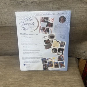 Creative Memories 8-1/2 x11 WHITE Scrapbook Pages 15 Sheets 2000 Old Style - Picture 1 of 7