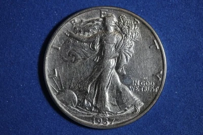 ESTATE FIND 1937 - Walking Half Dollar!!  #K54160 - Image 1 of 2