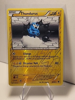 Thundurus 35/98 Emerging Powers Reverse Holo Pokémon TCG LP  - Image 1 of 2