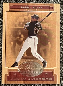 2001 SP Game Bat Milestone Edition Barry Bonds #AH-12 Art of Hitting - Picture 1 of 2