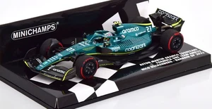 1:43 Minichamps Aston Martin AMR22 GP Bahrain Hülkenberg 2022 - Picture 1 of 2