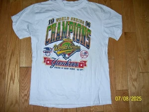 Camiseta New York Yankees 1996 Serie Mundial Campeones Remake Talla Mediana - Imagen 1 de 1