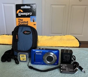 Kodak PIXPRO FZ53 Friendly Zoom 16.0MP Digitalkamera - Blau - Bundle - Nr Mint - - Bild 1 von 14
