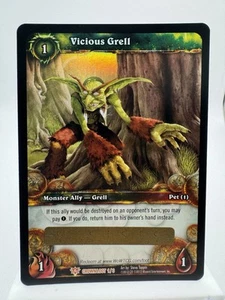 Tarjeta de botín World of Warcraft TCG Vicious Grell sin usar (Grell Moss) - Imagen 1 de 1