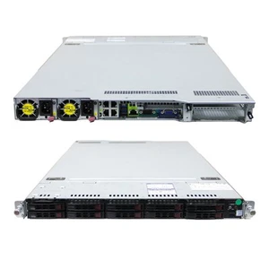 Supermicro CSE-119 X10DRU-i+ 2X Xeon E5-2640 V3 0GB 4X 10GbE 10X 2,5" SFF Server - Bild 1 von 7