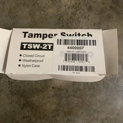 POTTER ELECTRIC SIGNAL Potter TSW-2T Mechanical Tamper Switch