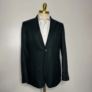 Ben Sherman Men's 40R Sport Coat Blazer Jacket Green 2-Button - Picture 1 of 11