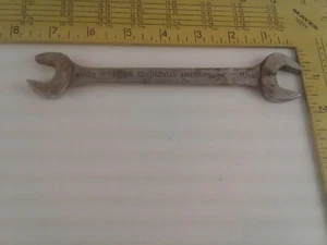 Rare W Germany Chrome Vanadium Continental American 19/32-11/16 Open End Wrench - Bild 1 von 10