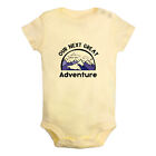 Our Next Great Adventure Funny Romper Newborn Baby Bodysuit Jumpsuit Kid Outfits