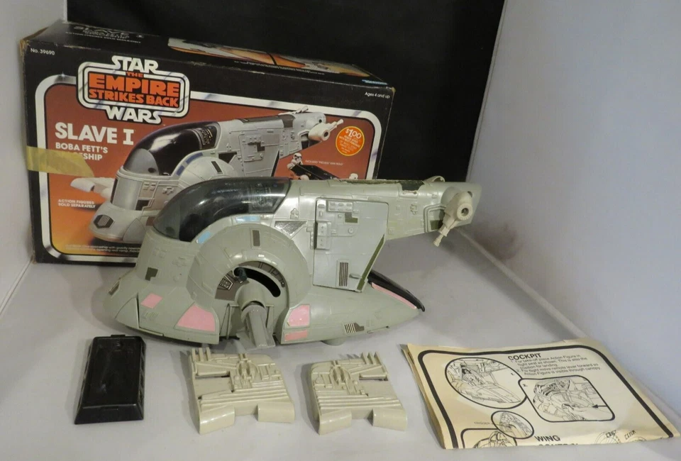 De Colección Kenner Star Wars ESB Esclavo 1 Vehículo Completo con Caja e Insertos Foto 1 de 4