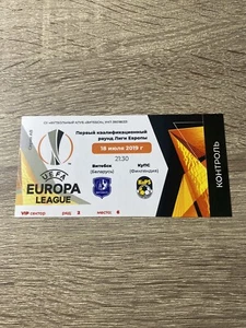 FC Vitebsk V KuPS Kuopip Europa League 18/07/19 2019-20 Ticket Stub - Picture 1 of 2