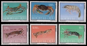 Mozambique 1981 - Mi-N.o 859-864 ** - Estampillada sin montar o nunca montada - Crecustáceos / Crustáceos - Imagen 1 de 1