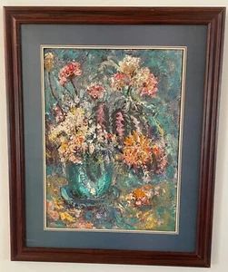 Original Oil Painting in Impasto Floral - Picture 1 of 6
