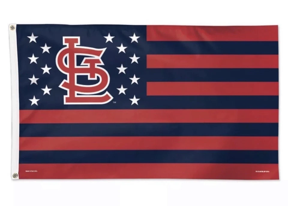 ST LOUIS CARDINALS-Deluxe 3’x5’ Outdoor Flag-MLB-SHIPS FAST!! - Image 1 of 1