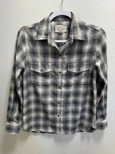 Camicia Current Elliott a quadri con bottoni manica lunga tasche leggera donna 0 - Foto 1 di 9