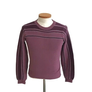 Vintage Meister Pat's Wool Unisex Purple Nordic Alpine Ski Sweater Hong Kong M - Bild 1 von 3