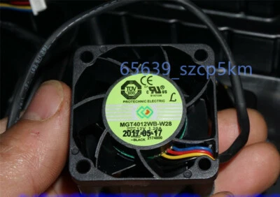 Protechnic MGT4012WB-W28 4028 40x40x28mm DC 12V 1.2A 4Pin  PWM Cooling Fan - Image 1 of 4
