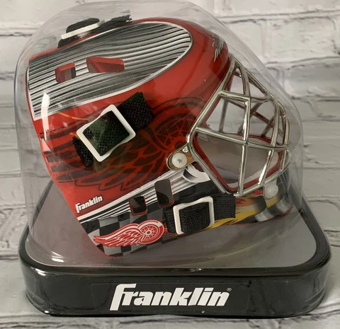 Detroit Red Wings Mini Goalie Helmet Franklin NHL Hockey Face Mask Cover
