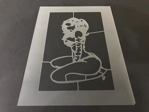 Pin Up Girl #1 Stencil 10mm or 7mm Thick, Tattoo, Girl Dancer - Picture 1 of 1