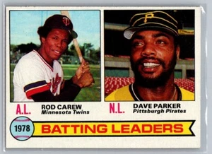 1979 Topps NL Batting Leaders Parker & Carew #1 - Picture 1 of 2