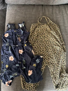 Girls Pant Rompers, Size 5t, 2 Included - Picture 1 of 4