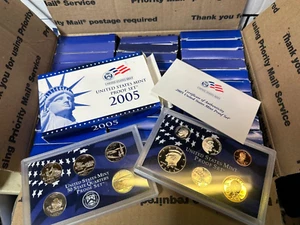 HUGE 36 Set Lot 2005-S 11 Coin Proof Sets ORIGINAL Boxes - Picture 1 of 1