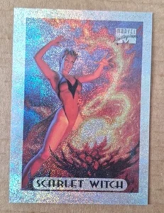 1994 Marvel Masterpieces Silver Holofoil SCARLET WITCH #7 of 10 NM/MT - Bild 1 von 2