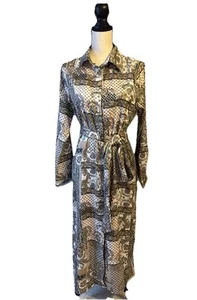 Dress Forum Los Angeles Shirt Dress. Paisley Print. Size S - Picture 1 of 13