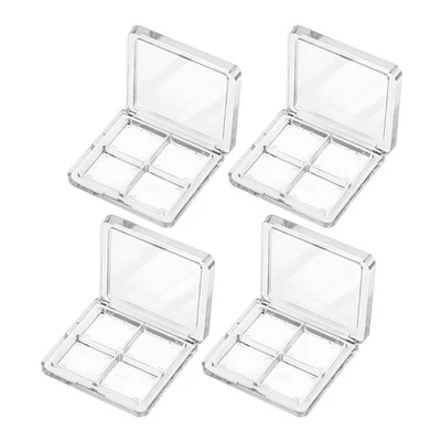  4 Pcs Palette Ombretti Vuota Occhi Contenitore Della Polvere Vuoto Custodia Per - Immagine 1 di 4