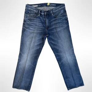 Gap 1969 Jeans Herren 35x30 Standard Fit Med Rise Straight Leg Y2K - Bild 1 von 7