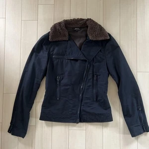 A.P.C.Woman S Blouson Navy Outerwear Limited Edition timeless elegance lightweig - Picture 1 of 5